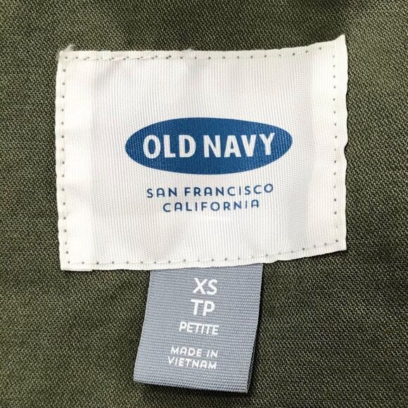 Women's Vintage Old Navy Green Gorpcore Utility Military Style Jacket / XS - Picture 6 of 7